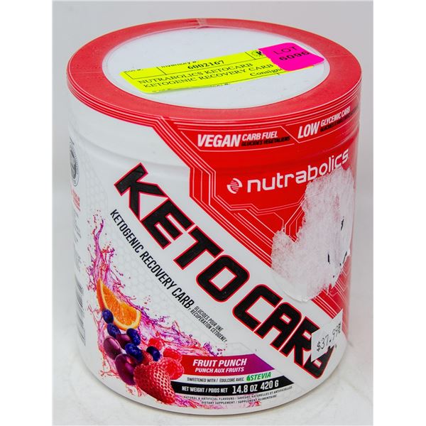 NUTRABOLICS KETOCARB KETOGENIC RECOVERY CARB