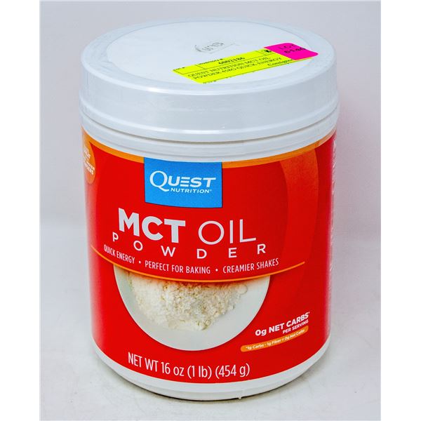 QUEST NUTRITION MCT OIL POWDER 458G QUICK ENERGY
