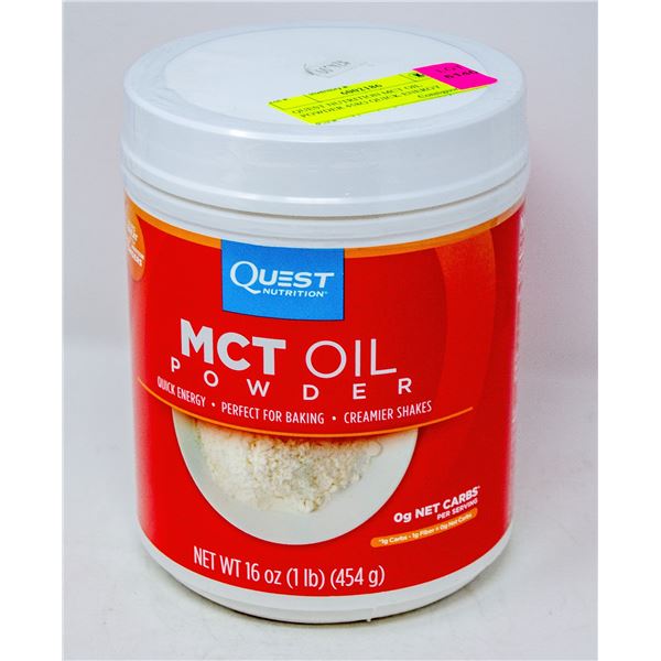 QUEST NUTRITION MCT OIL POWDER 458G QUICK ENERGY