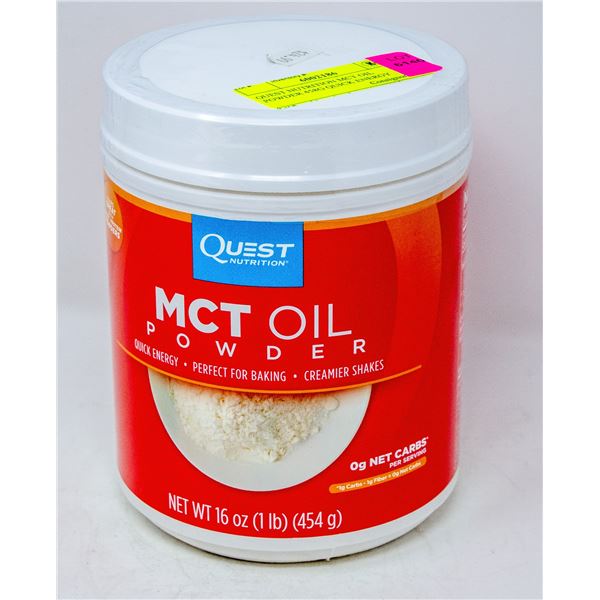 QUEST NUTRITION MCT OIL POWDER 458G QUICK ENERGY
