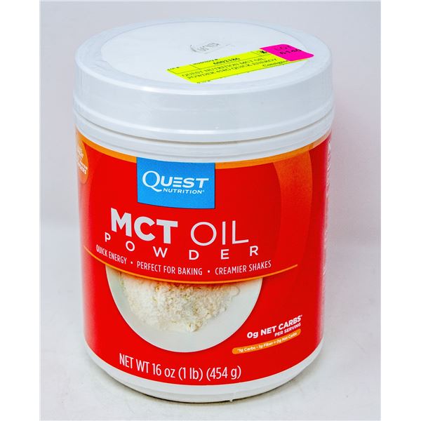 QUEST NUTRITION MCT OIL POWDER 458G QUICK ENERGY