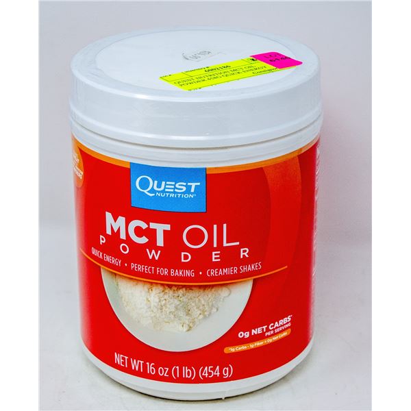 QUEST NUTRITION MCT OIL POWDER 458G QUICK ENERGY