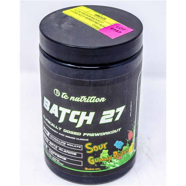 TC NUTRITION BATCH 27 CLINICALLY DOSED PRE-WORKOUT