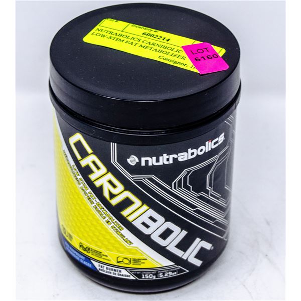 NUTRABOLICS CARNIBOLIC LOW-STIM FAT METABOLIZER
