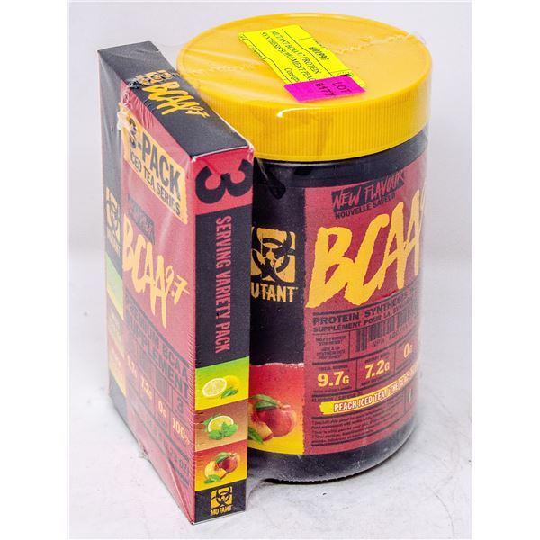MUTANT BCAA 9.7 PROTEIN SYNTHESIS SUPPLEMENT PEACH