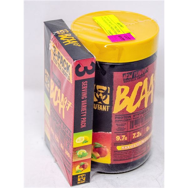 MUTANT BCAA 9.7 PROTEIN SYNTHESIS SUPPLEMENT PEACH