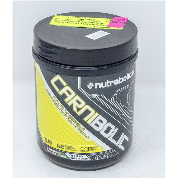 NUTRABOLICS CARNIBOLIC LOW-STIM FAT METABOLIZER