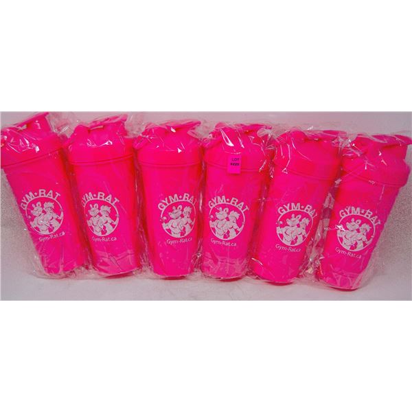 LOT OF 6 SHAKER CUPS COMPLETE WITH SHAKER