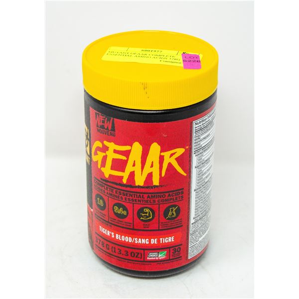 MUTANT GEAAR COMPLETE ESSENTIAL AMINO ACIDS 378G
