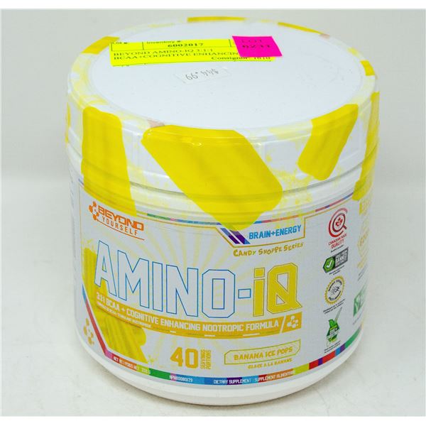 BEYOND AMINO-IQ 3:1:1 BCAA+COGNITIVE ENHANCING