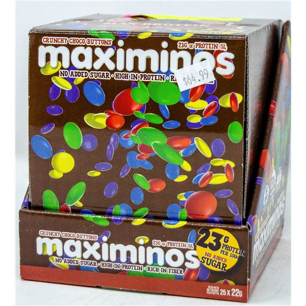 MAX PROTEIN MAXIMINOS CRUNCHY CHOCO BUTTONS