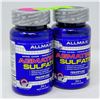 Image 1 : TWO BOTTLES OF ALLMAX AGMATINE+SULFATE POWDER