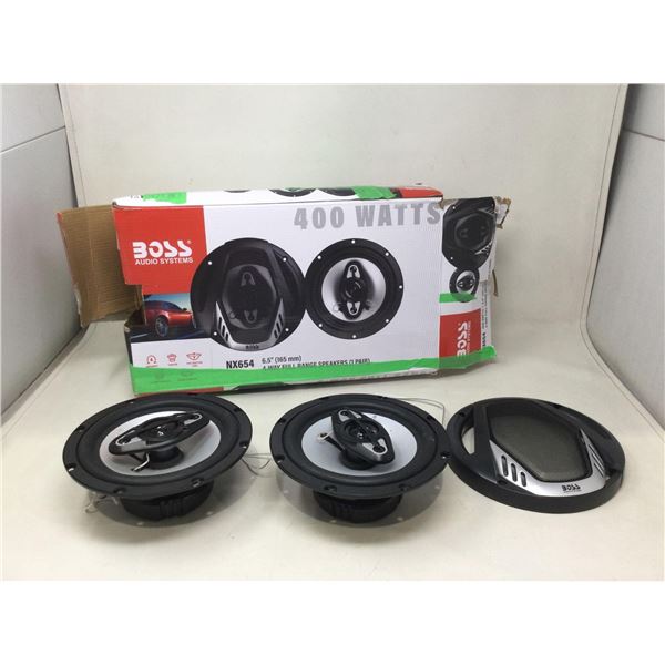 Boss 400 WATT Audio Speaker Set 2 x 6.5 incg 4 way