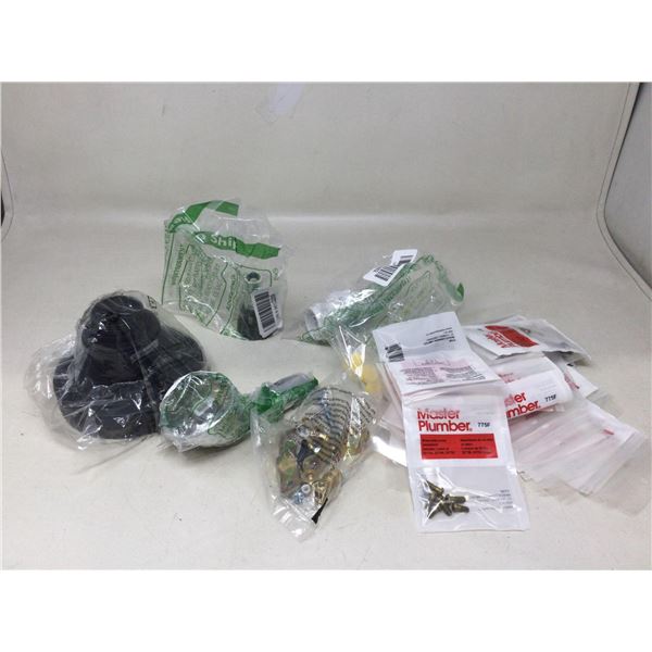 NEW Lot of assosrted home reno and plumbing supplies