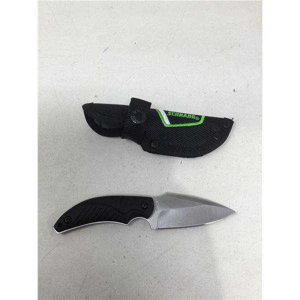 NEW Schrade fixed blade skinning knife with sheath