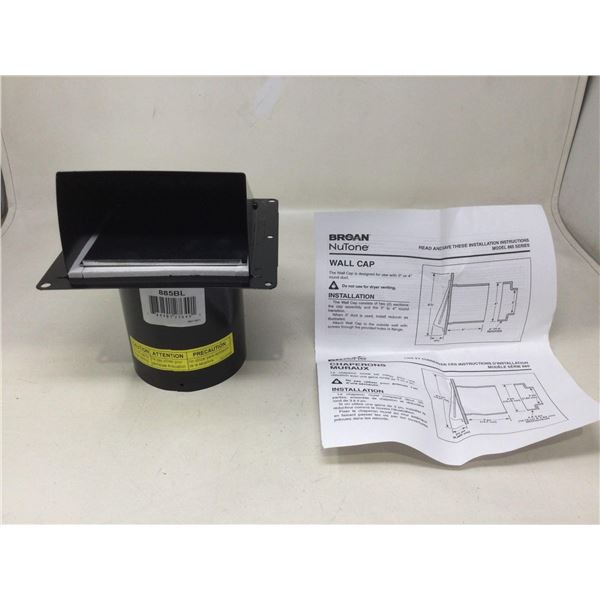 Broan Wall Cap Assembly Vent exterior hood fan vent