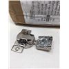 Image 2 : Case lot of 50 - NEW Soft Close 1/2 inch Overlay Cabinet Door Hinges