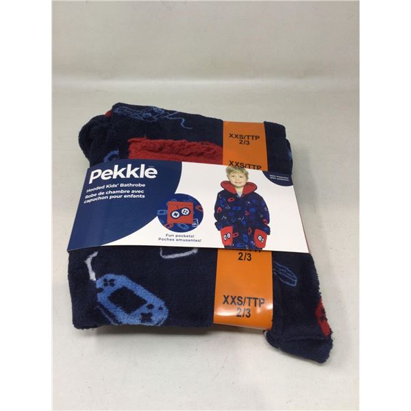 Pekkle Hooded Kid's Bathrobe (2/3)