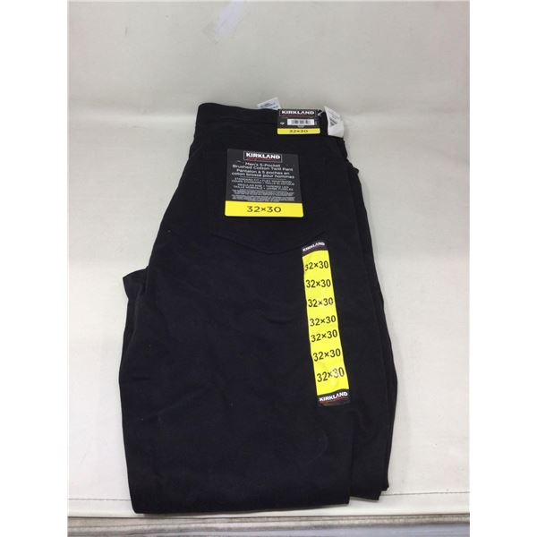 Men's 5-Pocket Brushed Cotton Twill Pant (32 x 30)