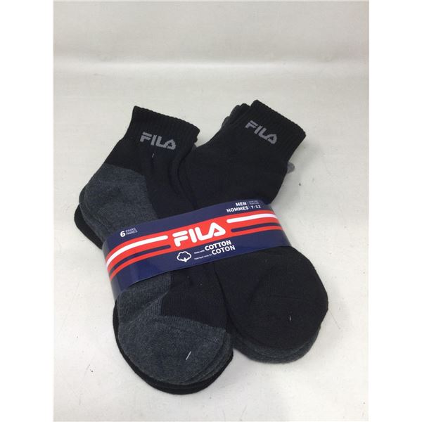 Fila Men's Cotton Ankle Socks (7-12)