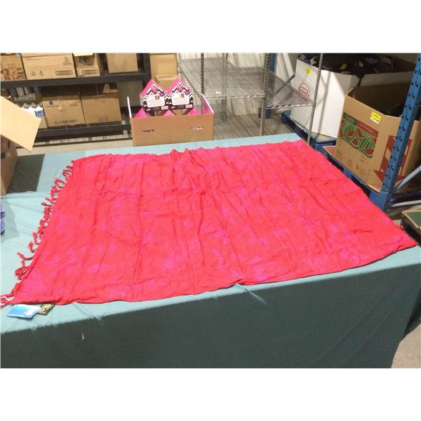 Fringed Sarong- Red (O/S)