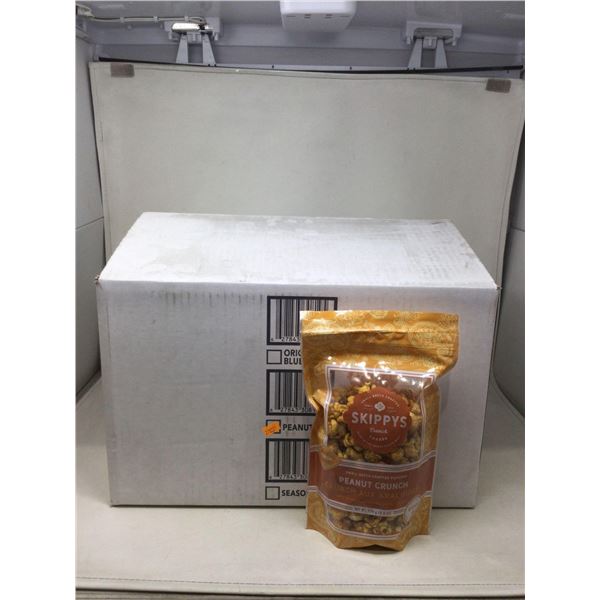 Case of Skippy's Peanut Crunch Small Batch Crafted Popcorn