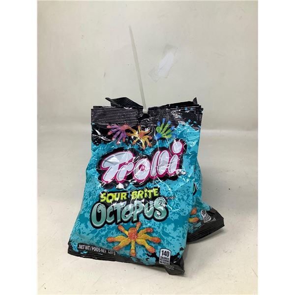 Trolli Sour Brite Octopus Gummy Candy (6 x 120g)