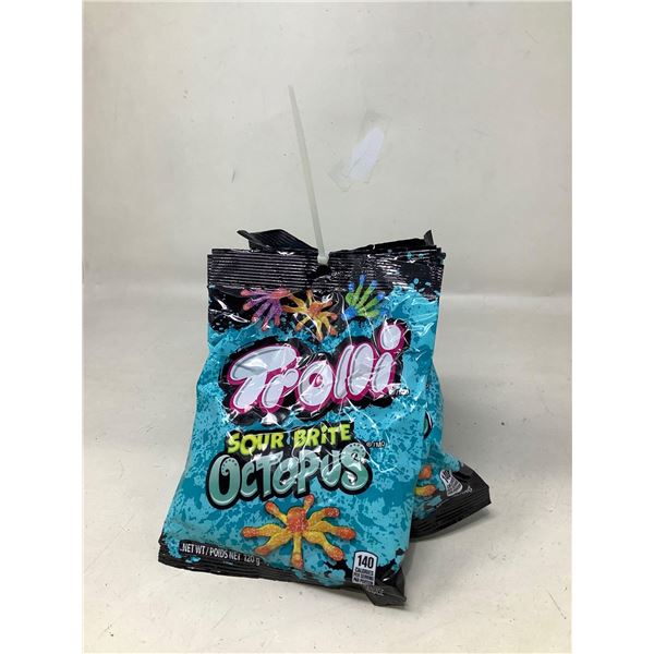 Trolli Sour Brite Octopus Gummy Candy (6 x 120g)