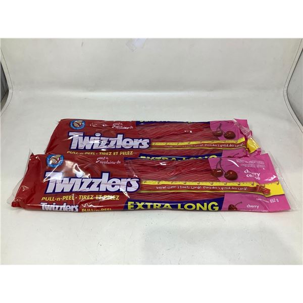 Twizzlers Extra Long Pull-n-Peel Cherry (2 x 652g)