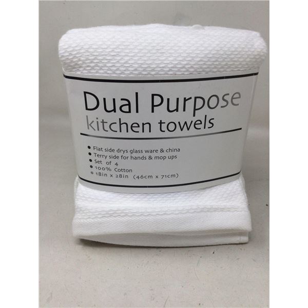 Dual Purpose Kitchen Towels (4pk)