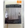 Image 2 : Sidelight Panel One Rod Pocket Panel (2-24in x 72in)