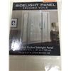 Image 3 : Sidelight Panel One Rod Pocket Panel (2-24in x 72in)