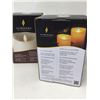 Image 2 : Lot of 2 Luminara scented vanilla flameless cangdes
