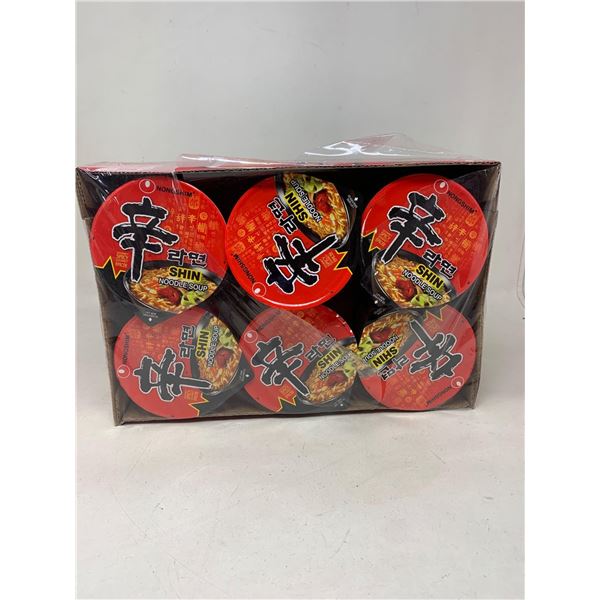 Case lot SHIN Noodle soup 6 x 75g