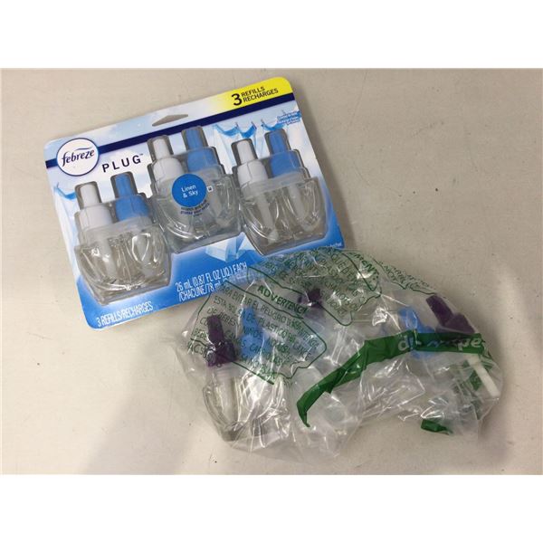 Febreze Plug 3 pack refills linen & sky