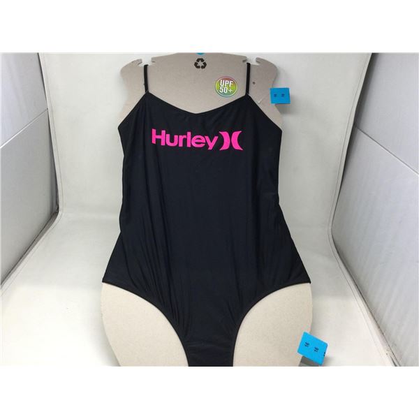 NEW Hurley Ladies one Pice Swim Suit size 16