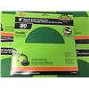 Image 2 : LOT of 5 Gator 80 grit 9 inch radial sanding sheets