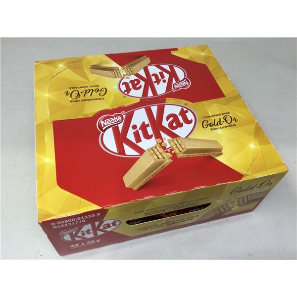 Case of KitKat Gold Chocolate Bars 48x45g