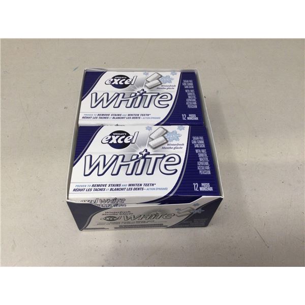 Box of Excel White Gum 10 count