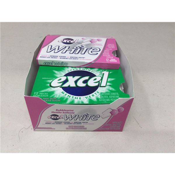 Box of assorted chewing gum 10 count