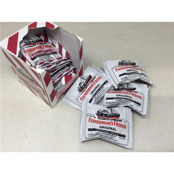 Box of assorted fishermans friends lozenges