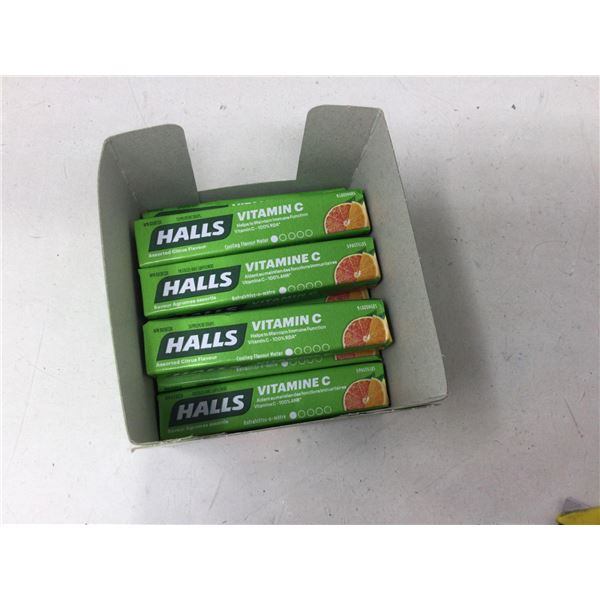 lot of Halls Vitamin C Lozenges x 7