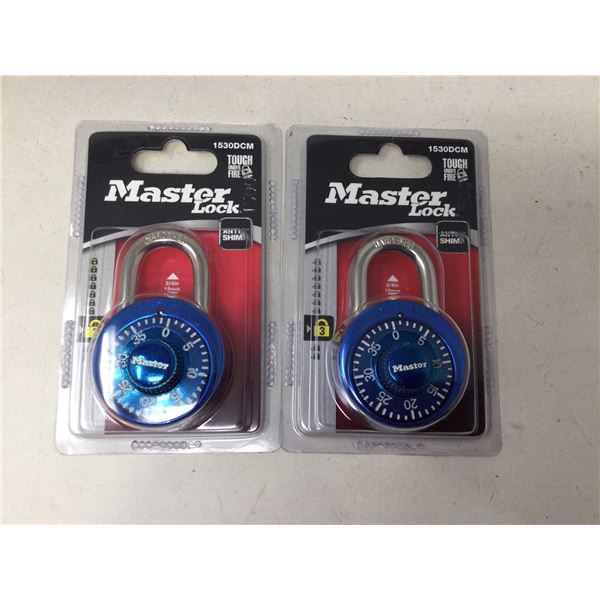 Lot of 2 master Lock Combo Locks