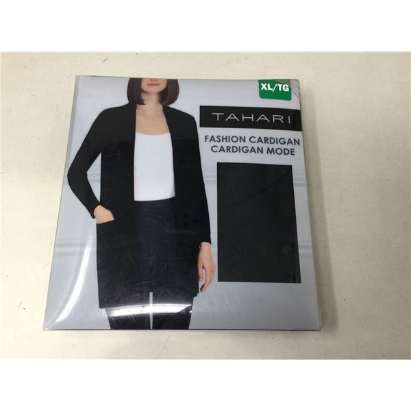 Tahari Ladies Fashion Cardigan Black XL