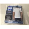 Image 1 : Mens Kirkland white T shirts crew neck 4 pack Large