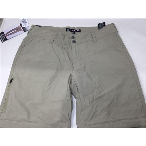 BC Clothing Mens NEW 3 in 1 Convertible Pant Khaki medium