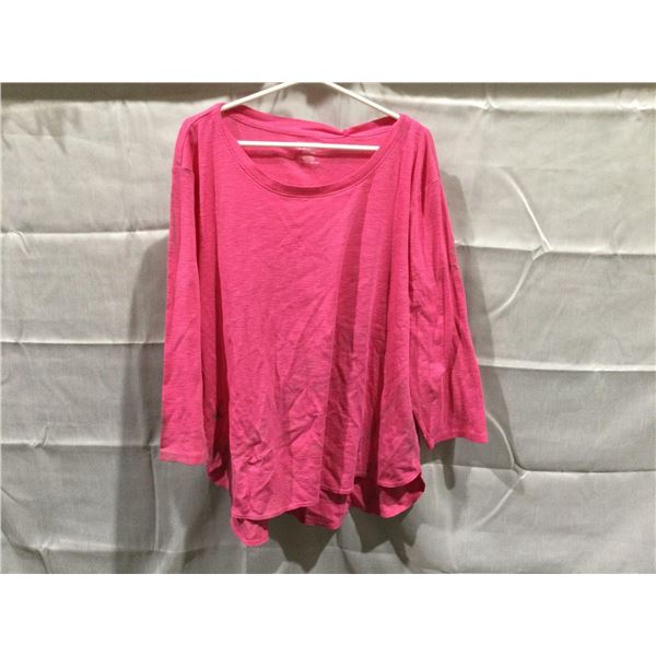 Kirkland Ladies long sleave top pink XXL