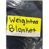 Image 5 : Blue 15 Lbs Weighted Fleece Blue Blanket ( 48 x 72 inch)