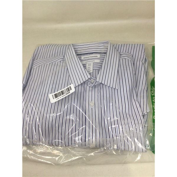Mens Amazon Essentials 16 1/2 Dress Shirt