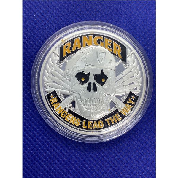 NEW Cased US Army Rangers Commemorative Coin